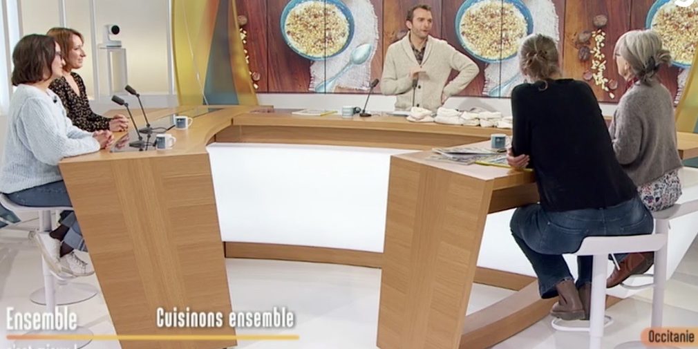 Plateau de l'émission du 30 février 2020.