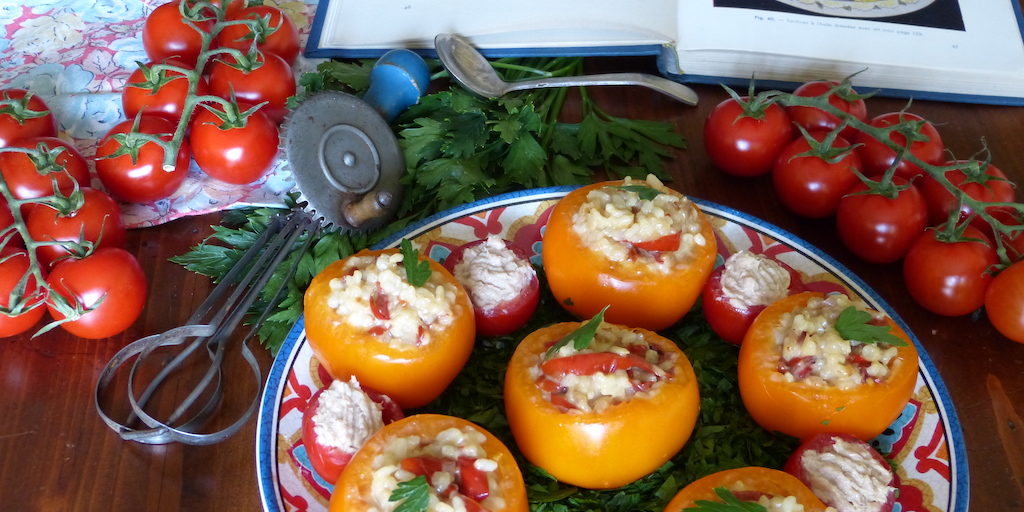 Tomate-andalouse-les-causeries-culinaires-recette-fait-maison-boutique-saveur-histoire Photo des tomates à l'Andalouse réalisées selon la recette de 1937