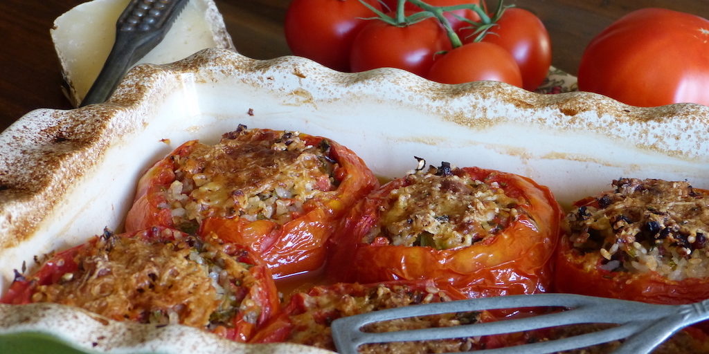 Tomates-paresseuses-les-causeries-culinaires-recettes-ancetres-boutique-cours-cuisine-histoire Photo de la recette réalisée d'après la recette de 1959