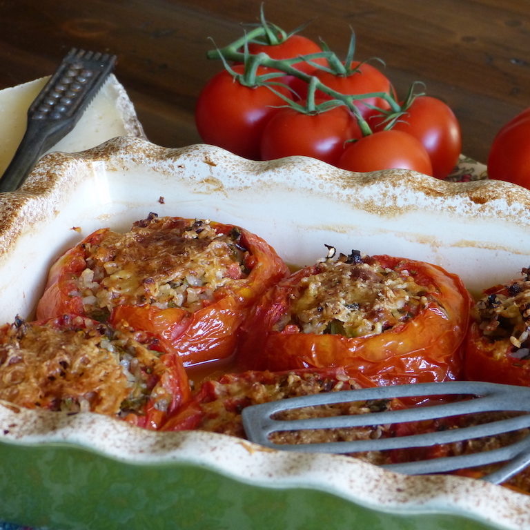 Tomates-paresseuses-les-causeries-culinaires-recettes-ancetres-boutique-cours-cuisine-histoire Photo de la recette réalisée d'après la recette de 1959