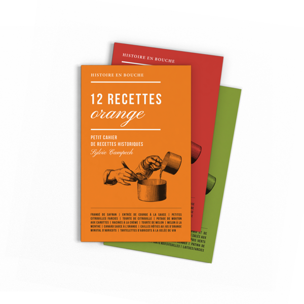 3-cahiers-recettes-historiques-couleur-orange-rouge-vert-livre-cuisine-design-autograff-graphiste-freelance-toulouse-couverture-mockup