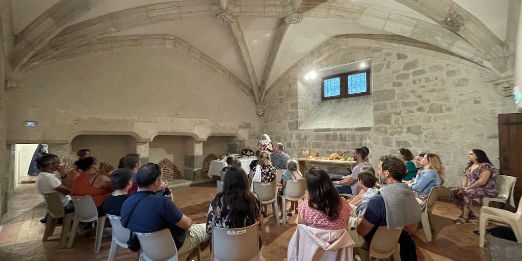 Challenge-Nérac-Les-causeries-culinaires-recettes-histoire-cuisine Animation qui s'est déroulé dans la cuisine du château