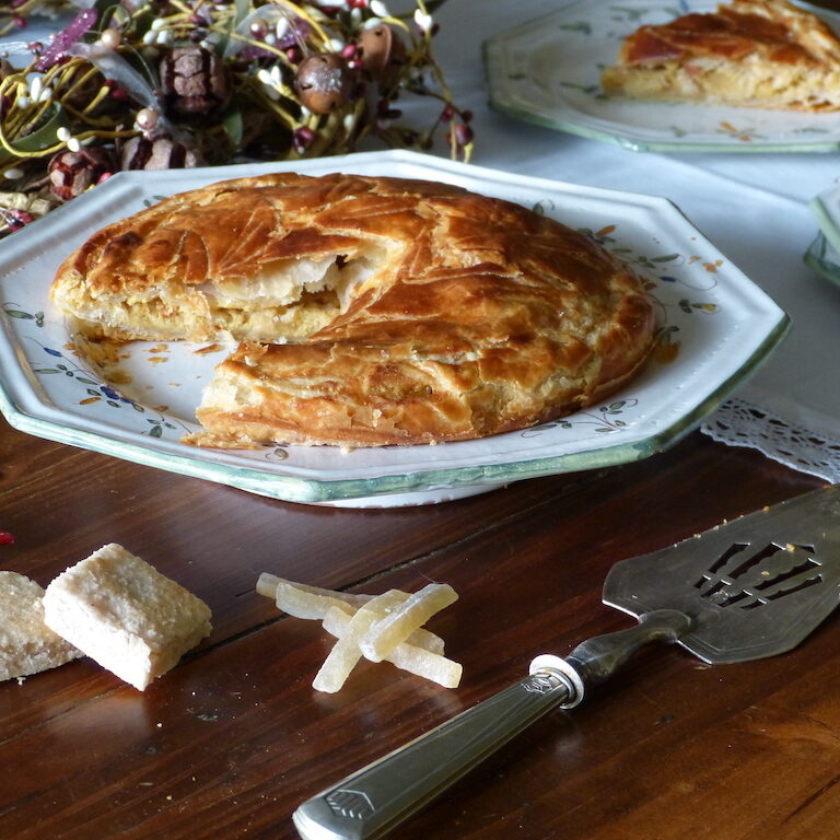 Feuillantines Photo de la tourte réalisée suivant la recette de 1756
