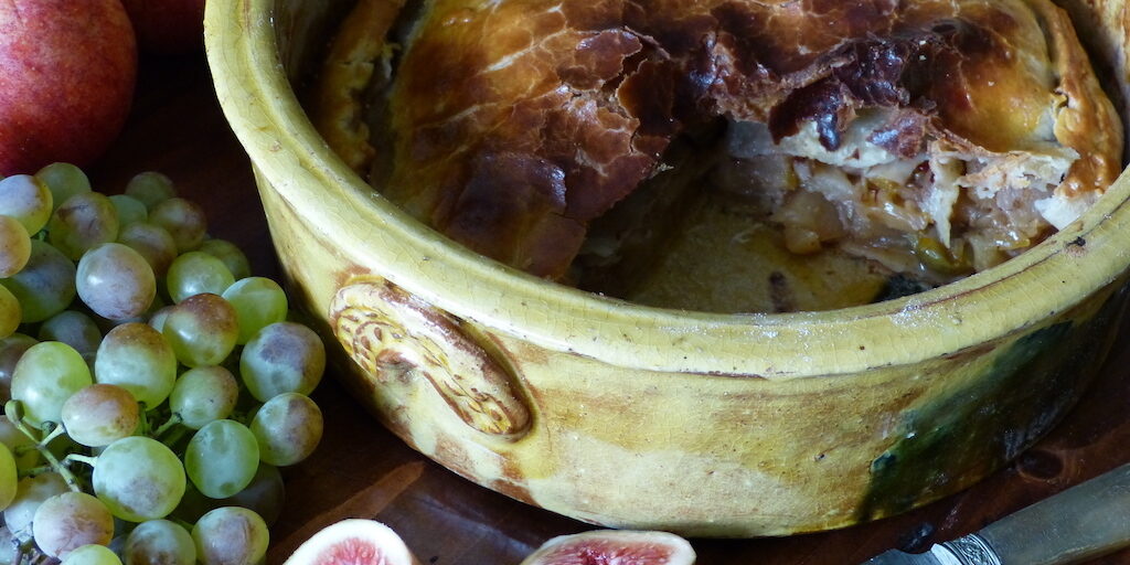Photo de la tourte réalisée suivant la recette médiévale